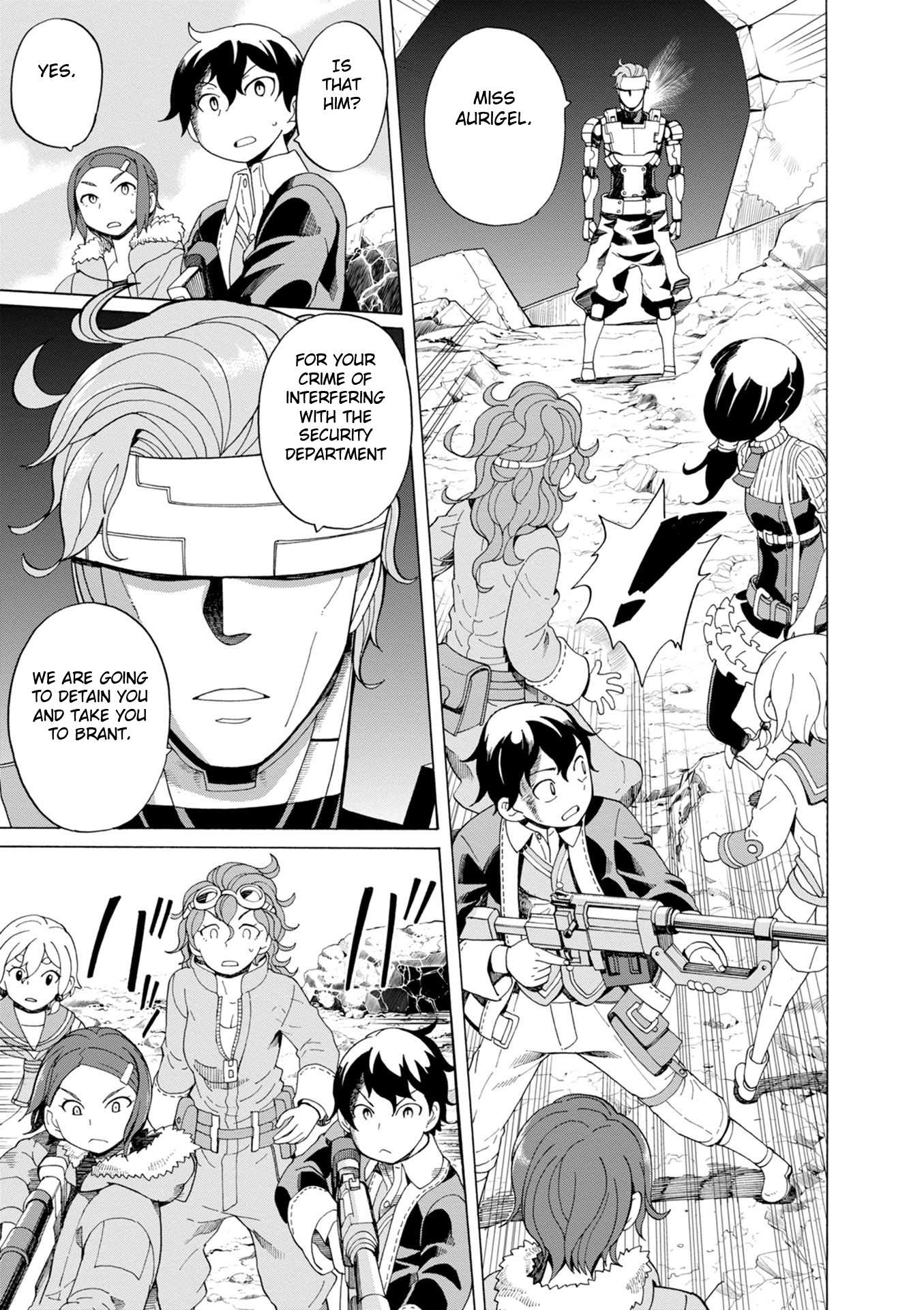 Asebi and Adventurers of Sky World Chapter 35 page 5 - Chapter 35: Battle and standard combat module