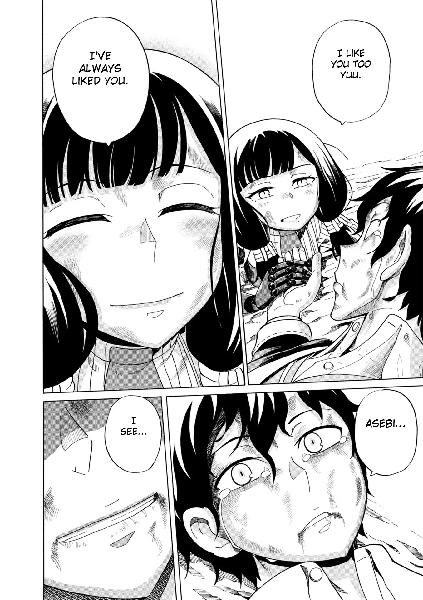 Asebi and Adventurers of Sky World Chapter 38 page 12 - Chapter 38: Tears and friends