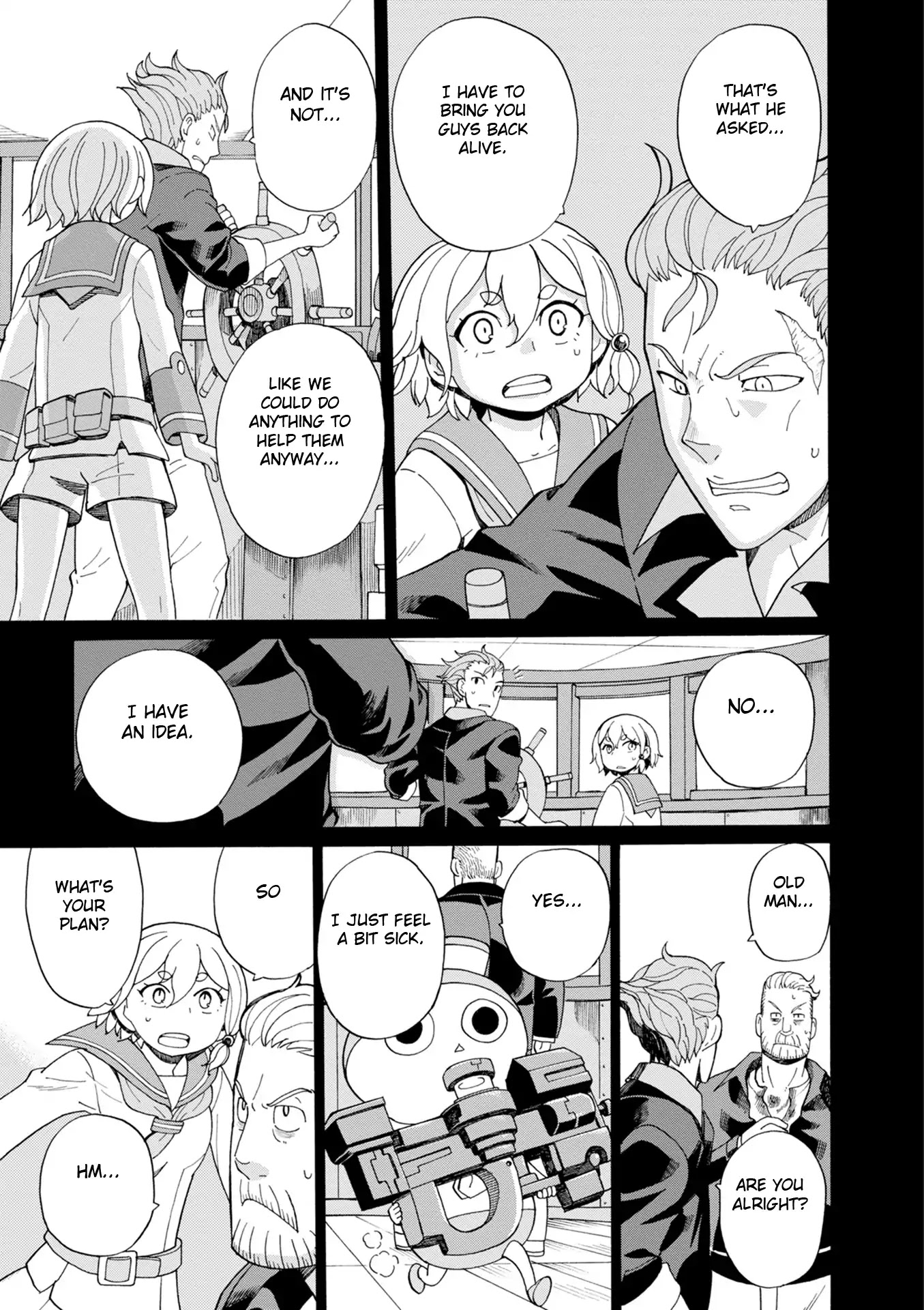 Asebi and Adventurers of Sky World Chapter 38 page 18 - Chapter 38: Tears and friends