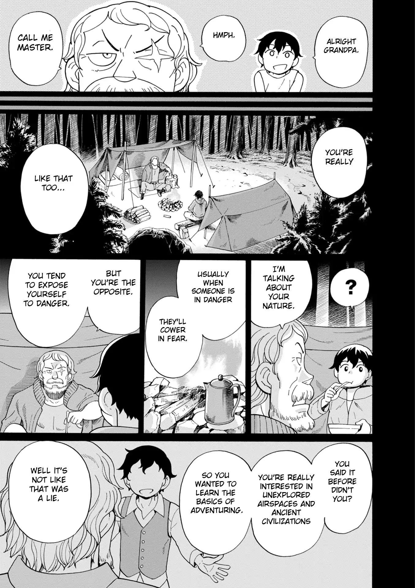 Asebi and Adventurers of Sky World Chapter 38 page 33 - Chapter 38: Tears and friends