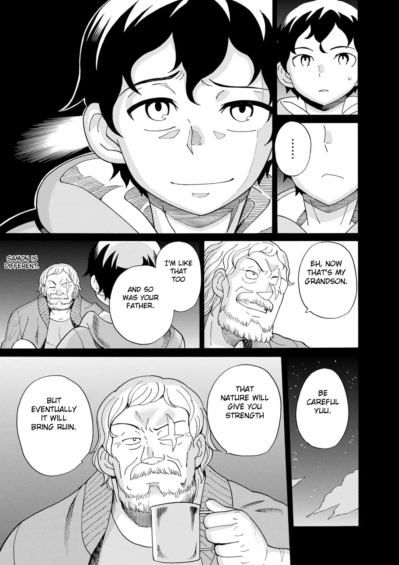 Asebi and Adventurers of Sky World Chapter 38 page 35 - Chapter 38: Tears and friends