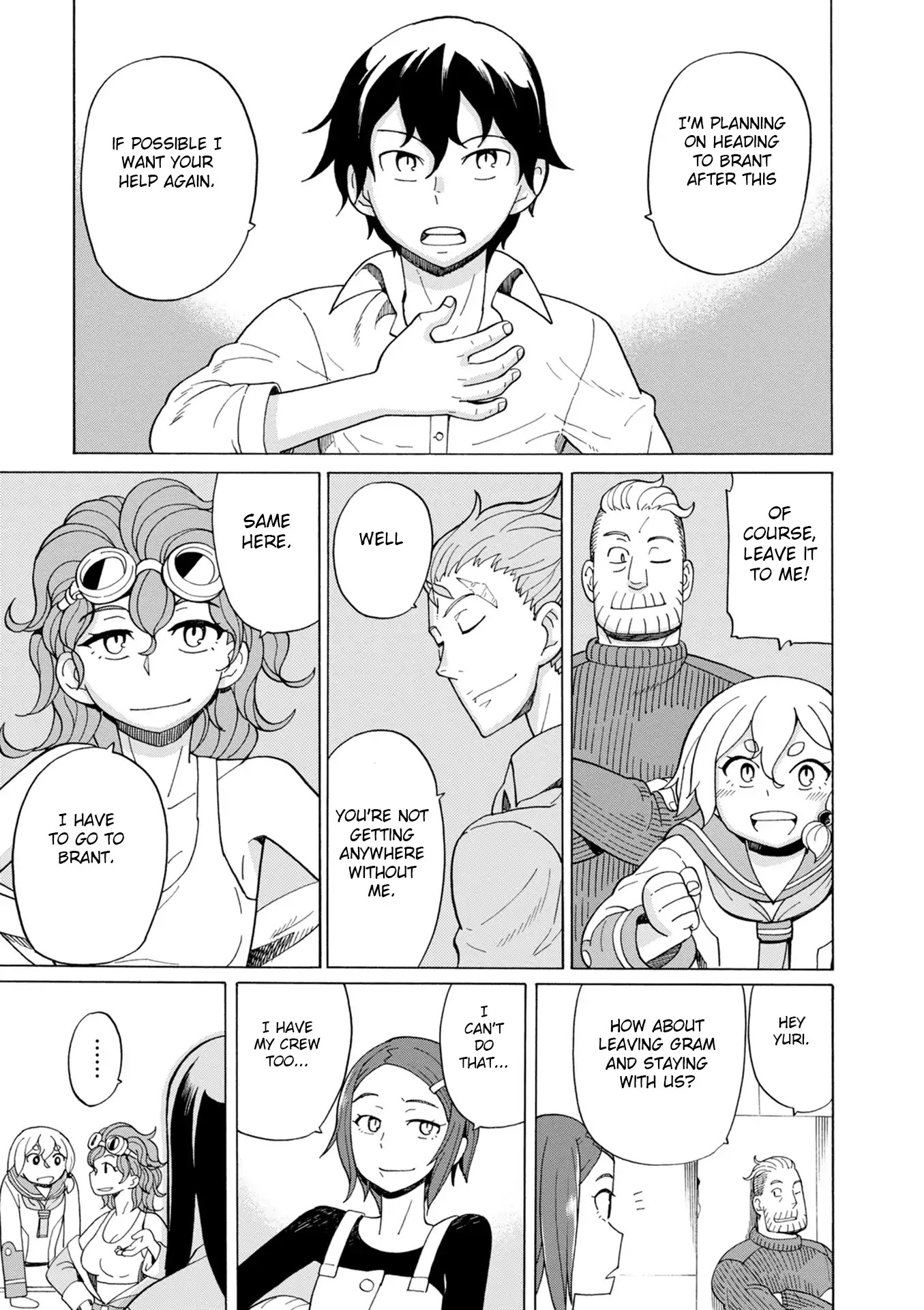 Asebi and Adventurers of Sky World Chapter 39 page 19 - Chapter 39: Bonds and scheme