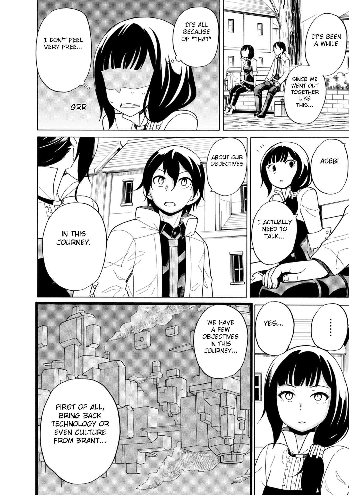 Asebi and Adventurers of Sky World Chapter 41 page 10 - Chapter 41: Yuu’s objective and dual core system