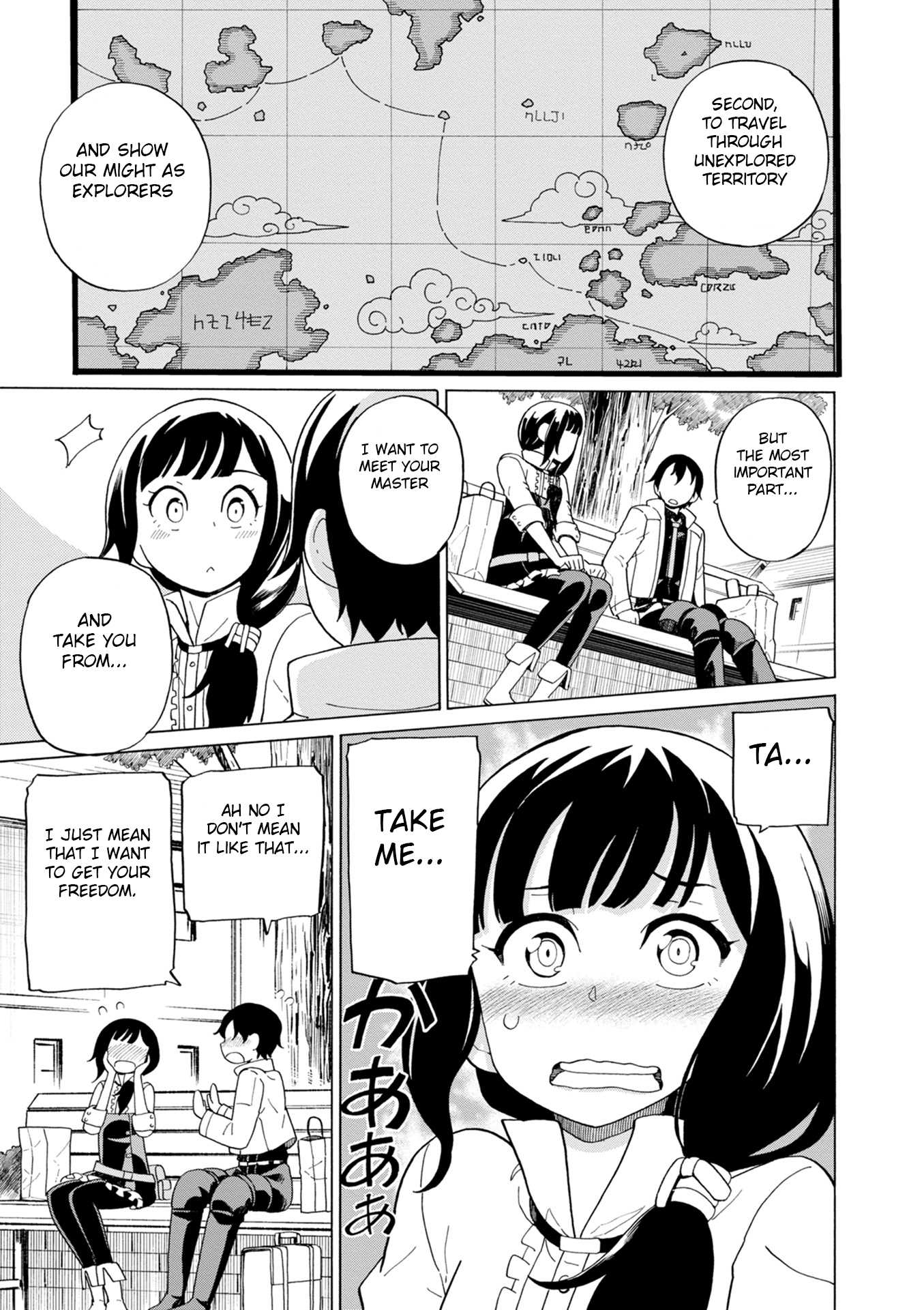 Asebi and Adventurers of Sky World Chapter 41 page 11 - Chapter 41: Yuu’s objective and dual core system