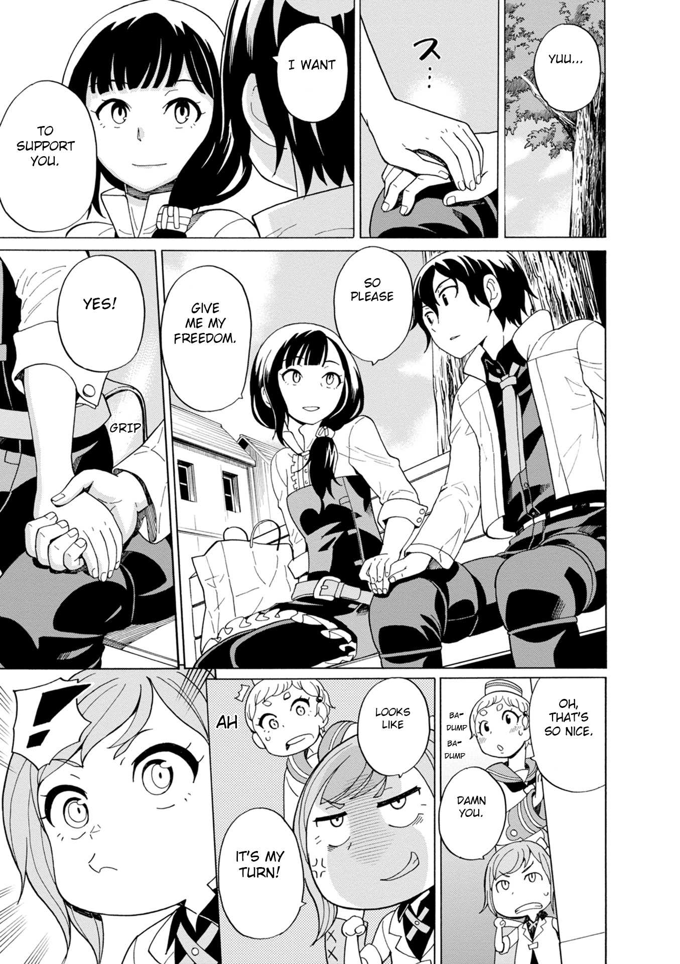 Asebi and Adventurers of Sky World Chapter 41 page 13 - Chapter 41: Yuu’s objective and dual core system