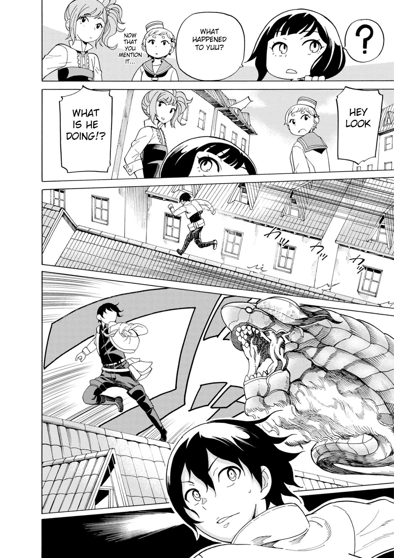 Asebi and Adventurers of Sky World Chapter 41 page 28 - Chapter 41: Yuu’s objective and dual core system