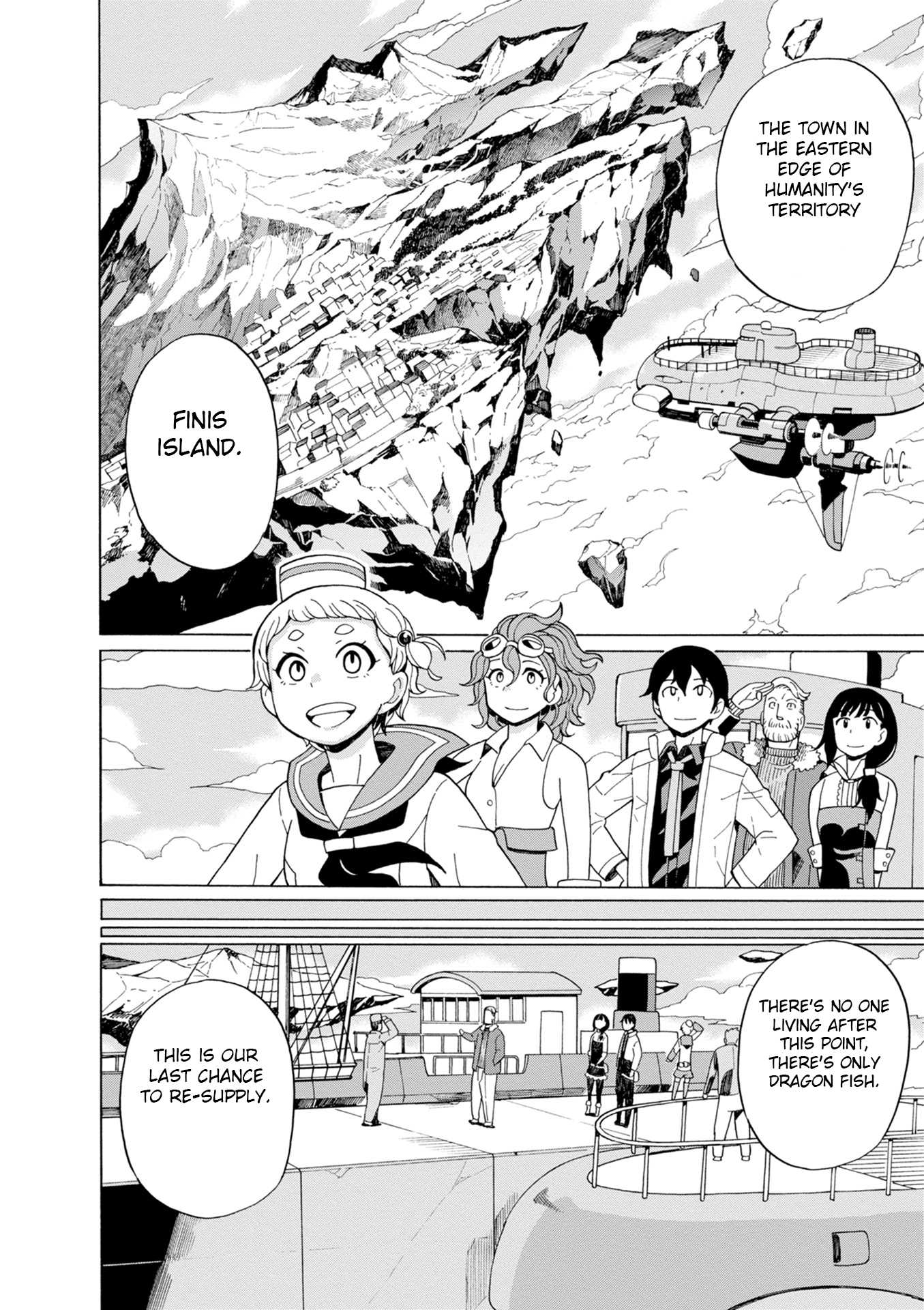 Asebi and Adventurers of Sky World Chapter 41 page 6 - Chapter 41: Yuu’s objective and dual core system