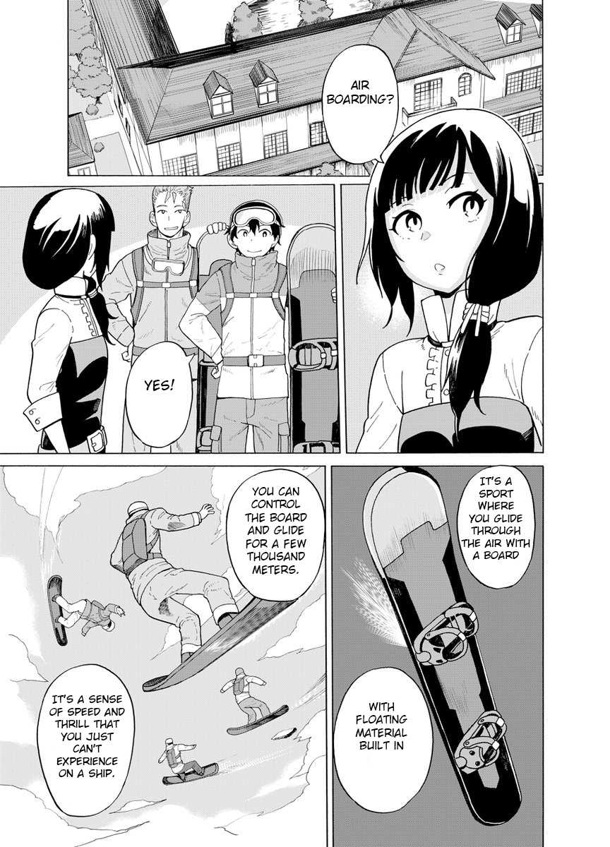 Asebi and Adventurers of Sky World Chapter 42.5 page 1 - Chapter 42.5: Asebi and airboarding