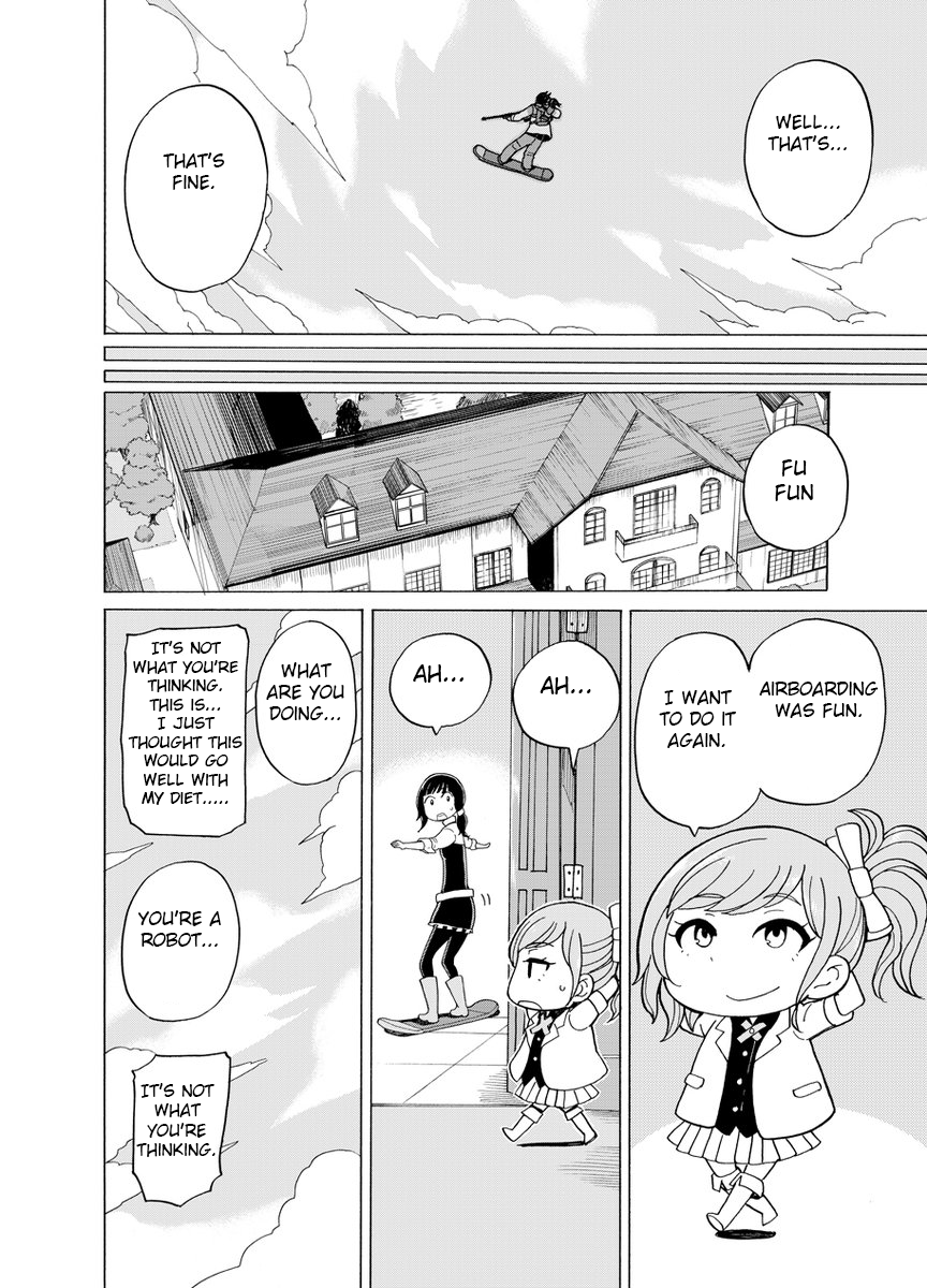 Asebi and Adventurers of Sky World Chapter 42.5 page 14 - Chapter 42.5: Asebi and airboarding