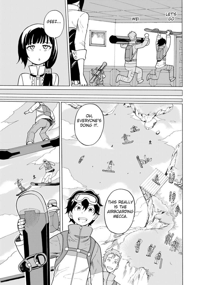 Asebi and Adventurers of Sky World Chapter 42.5 page 3 - Chapter 42.5: Asebi and airboarding