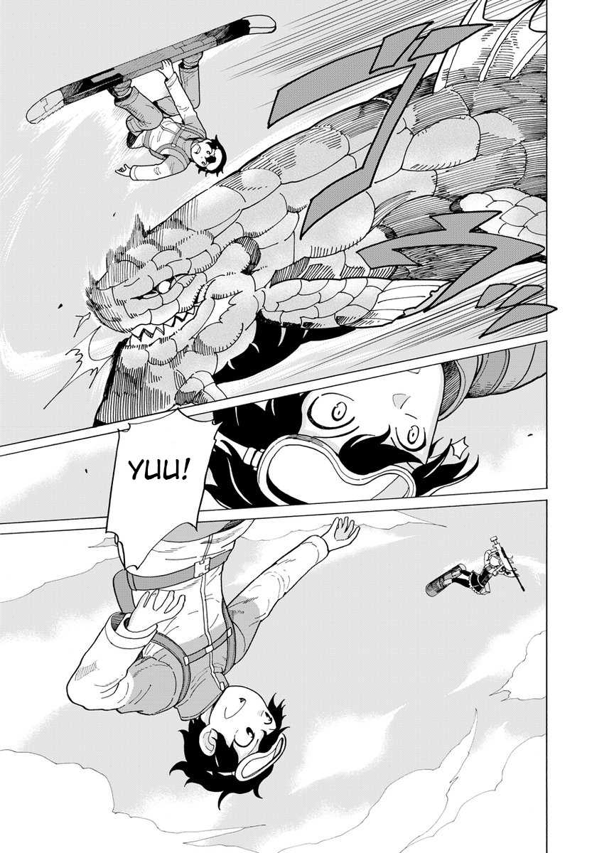 Asebi and Adventurers of Sky World Chapter 42.5 page 9 - Chapter 42.5: Asebi and airboarding