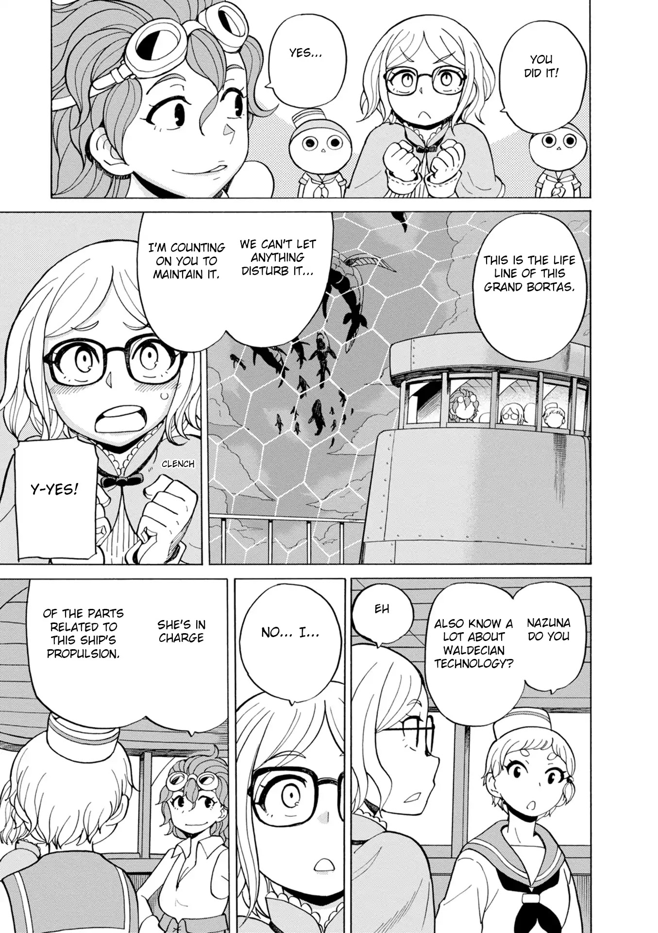 Asebi and Adventurers of Sky World Chapter 42 page 18 - Chapter 42: Glen and Nazuna​