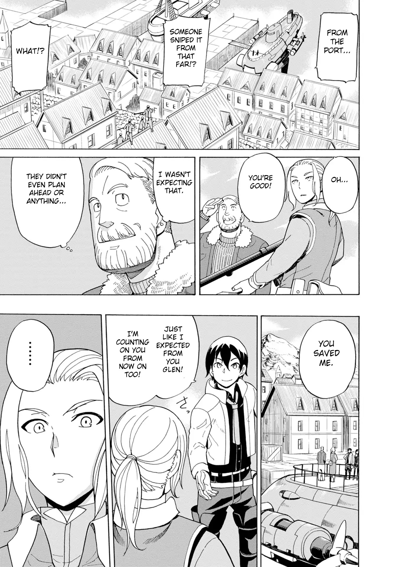 Asebi and Adventurers of Sky World Chapter 42 page 9 - Chapter 42: Glen and Nazuna​