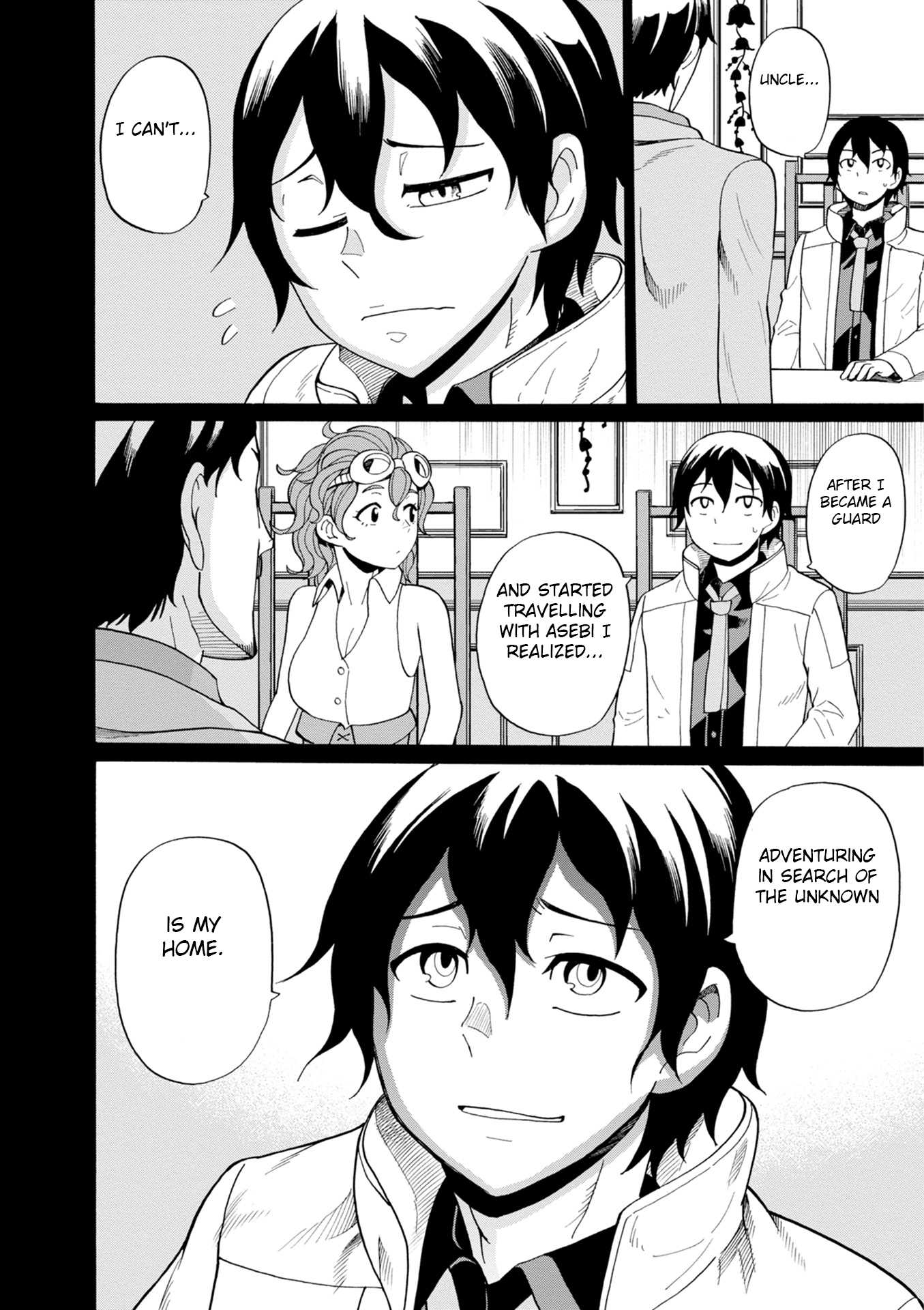 Asebi and Adventurers of Sky World Chapter 43 page 10 - Chapter 43: Nazuna​‘s struggle and Licorice’s indecision​