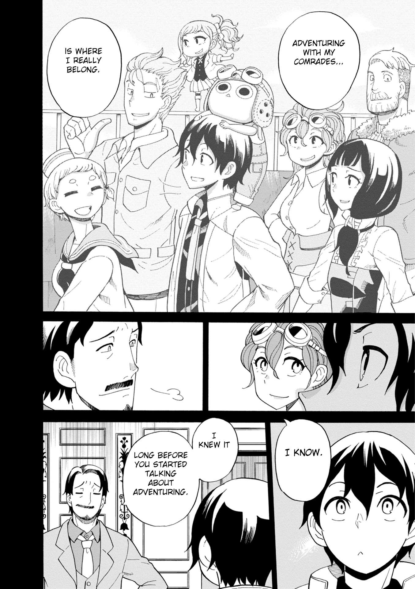 Asebi and Adventurers of Sky World Chapter 43 page 12 - Chapter 43: Nazuna​‘s struggle and Licorice’s indecision​
