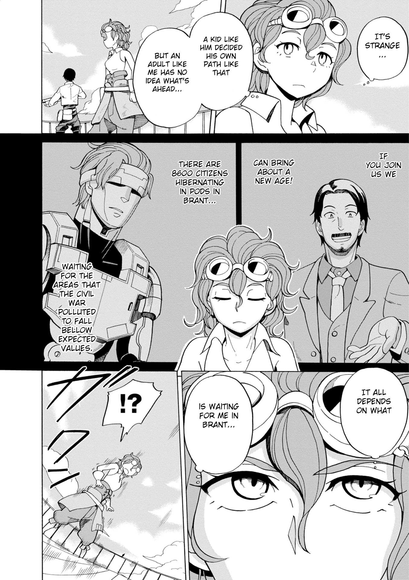 Asebi and Adventurers of Sky World Chapter 43 page 14 - Chapter 43: Nazuna​‘s struggle and Licorice’s indecision​