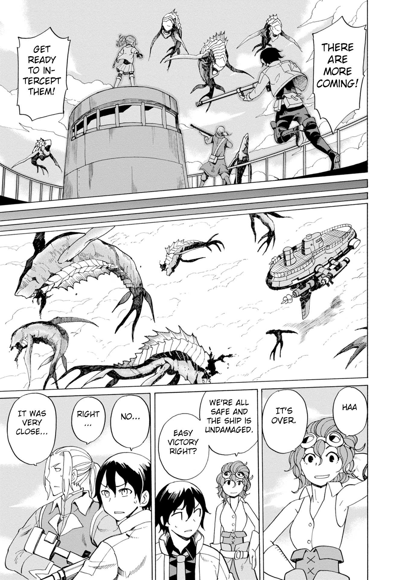 Asebi and Adventurers of Sky World Chapter 43 page 24 - Chapter 43: Nazuna​‘s struggle and Licorice’s indecision​