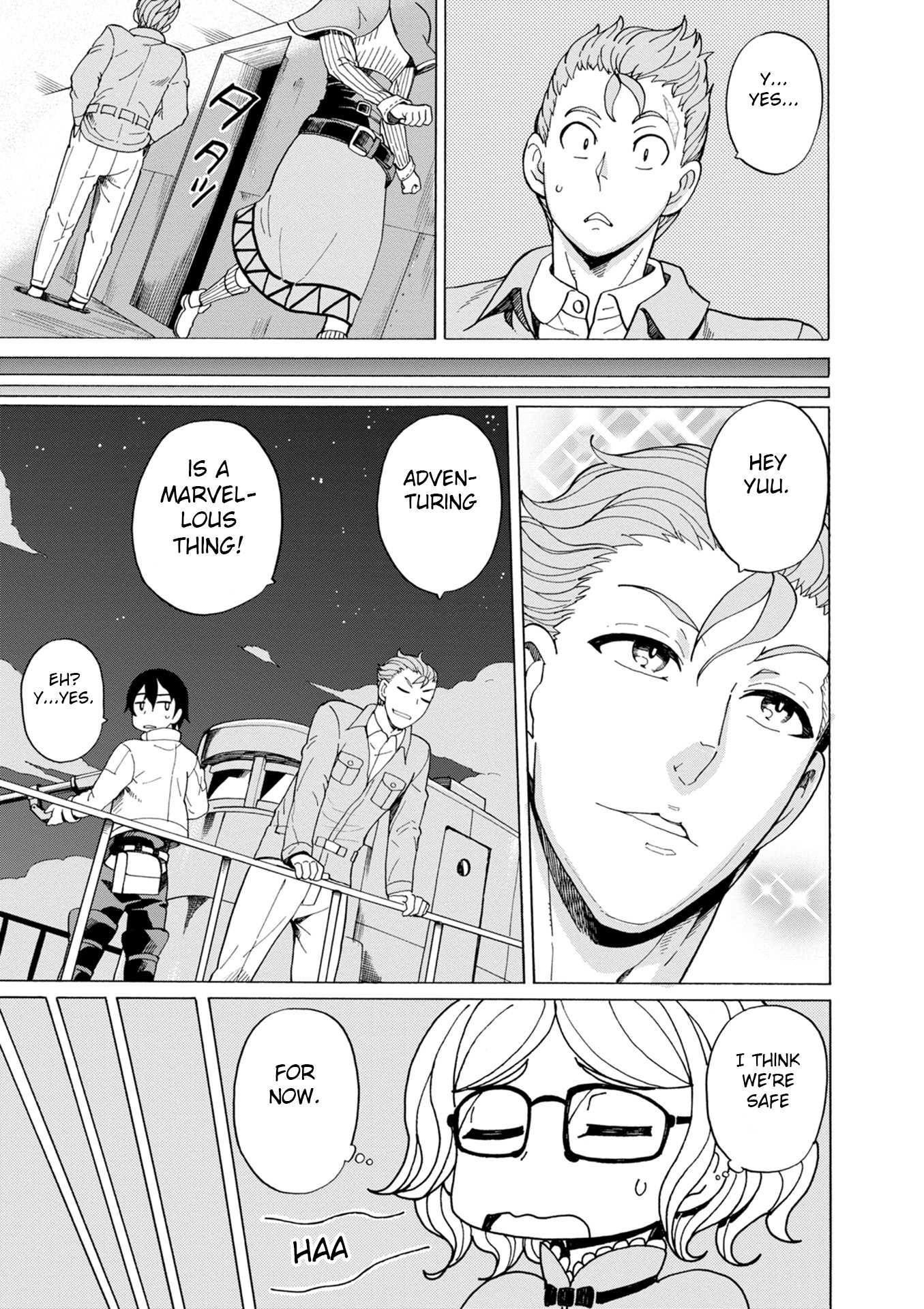 Asebi and Adventurers of Sky World Chapter 43 page 28 - Chapter 43: Nazuna​‘s struggle and Licorice’s indecision​
