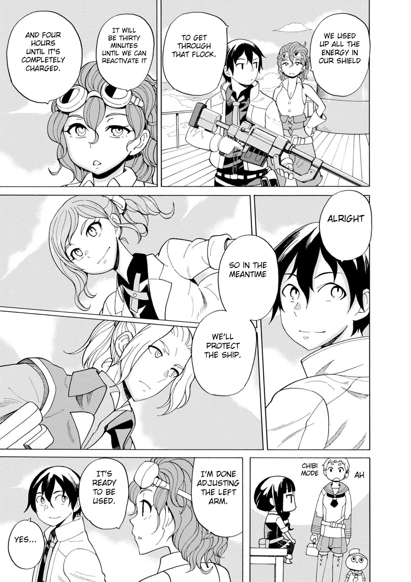 Asebi and Adventurers of Sky World Chapter 43 page 5 - Chapter 43: Nazuna​‘s struggle and Licorice’s indecision​