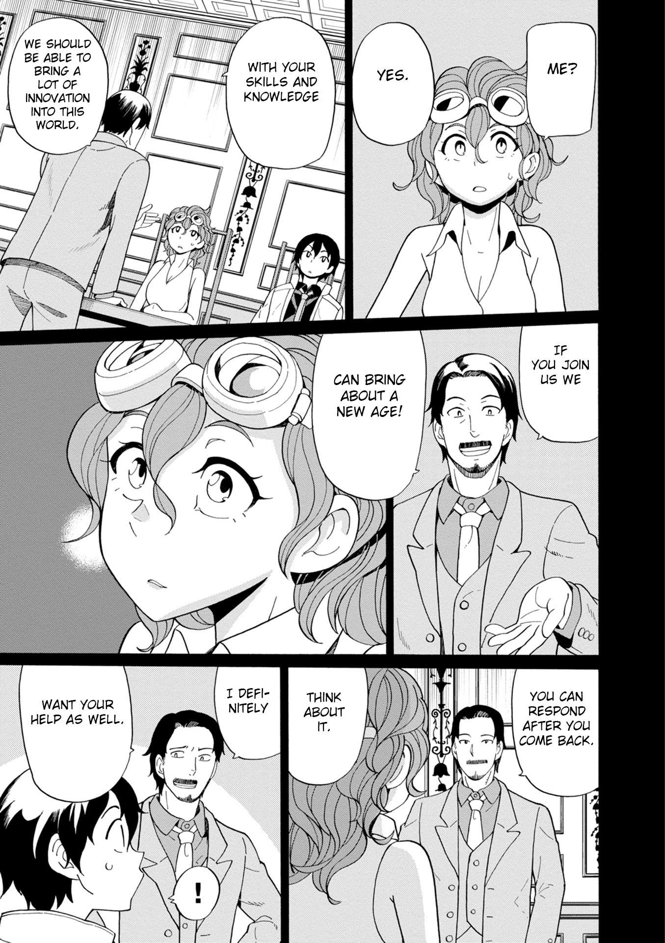 Asebi and Adventurers of Sky World Chapter 43 page 9 - Chapter 43: Nazuna​‘s struggle and Licorice’s indecision​