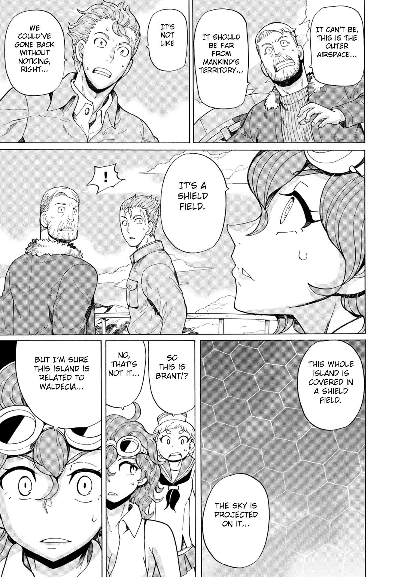 Asebi and Adventurers of Sky World Chapter 44 page 10 - Chapter 44: Storm and mysterious island