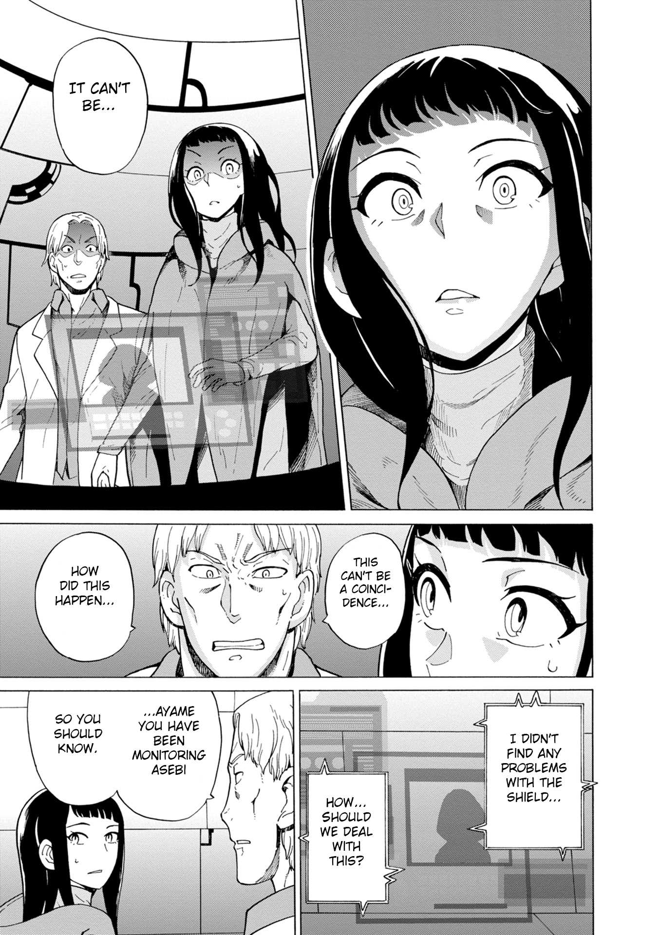 Asebi and Adventurers of Sky World Chapter 44 page 14 - Chapter 44: Storm and mysterious island