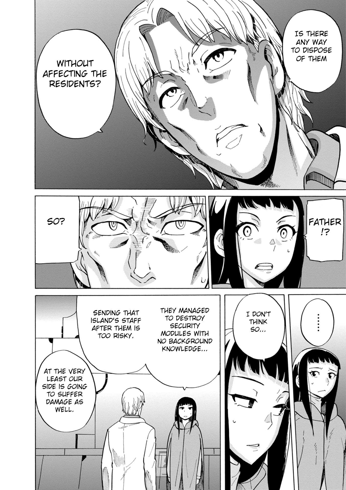Asebi and Adventurers of Sky World Chapter 44 page 15 - Chapter 44: Storm and mysterious island