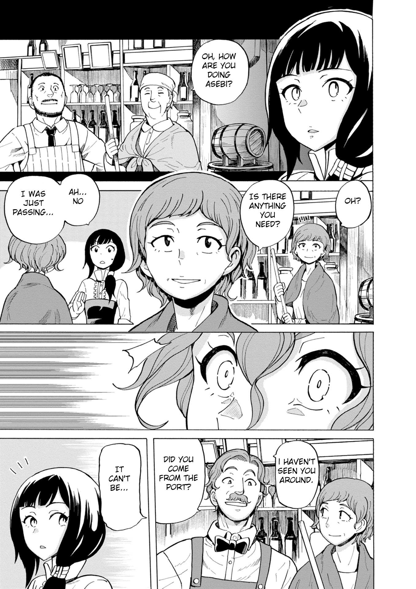 Asebi and Adventurers of Sky World Chapter 44 page 20 - Chapter 44: Storm and mysterious island