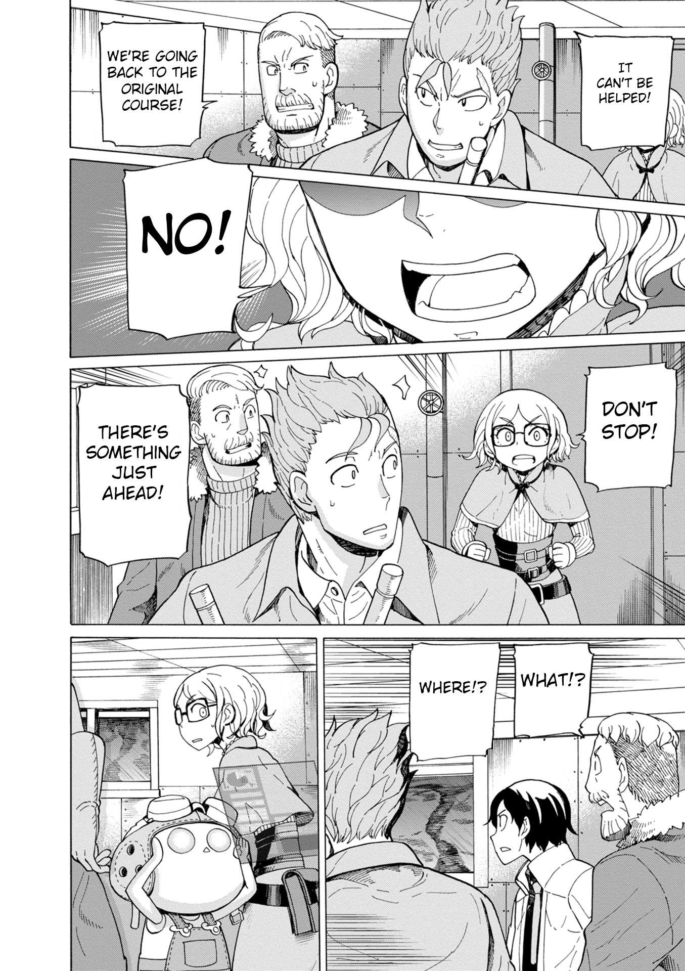 Asebi and Adventurers of Sky World Chapter 44 page 6 - Chapter 44: Storm and mysterious island