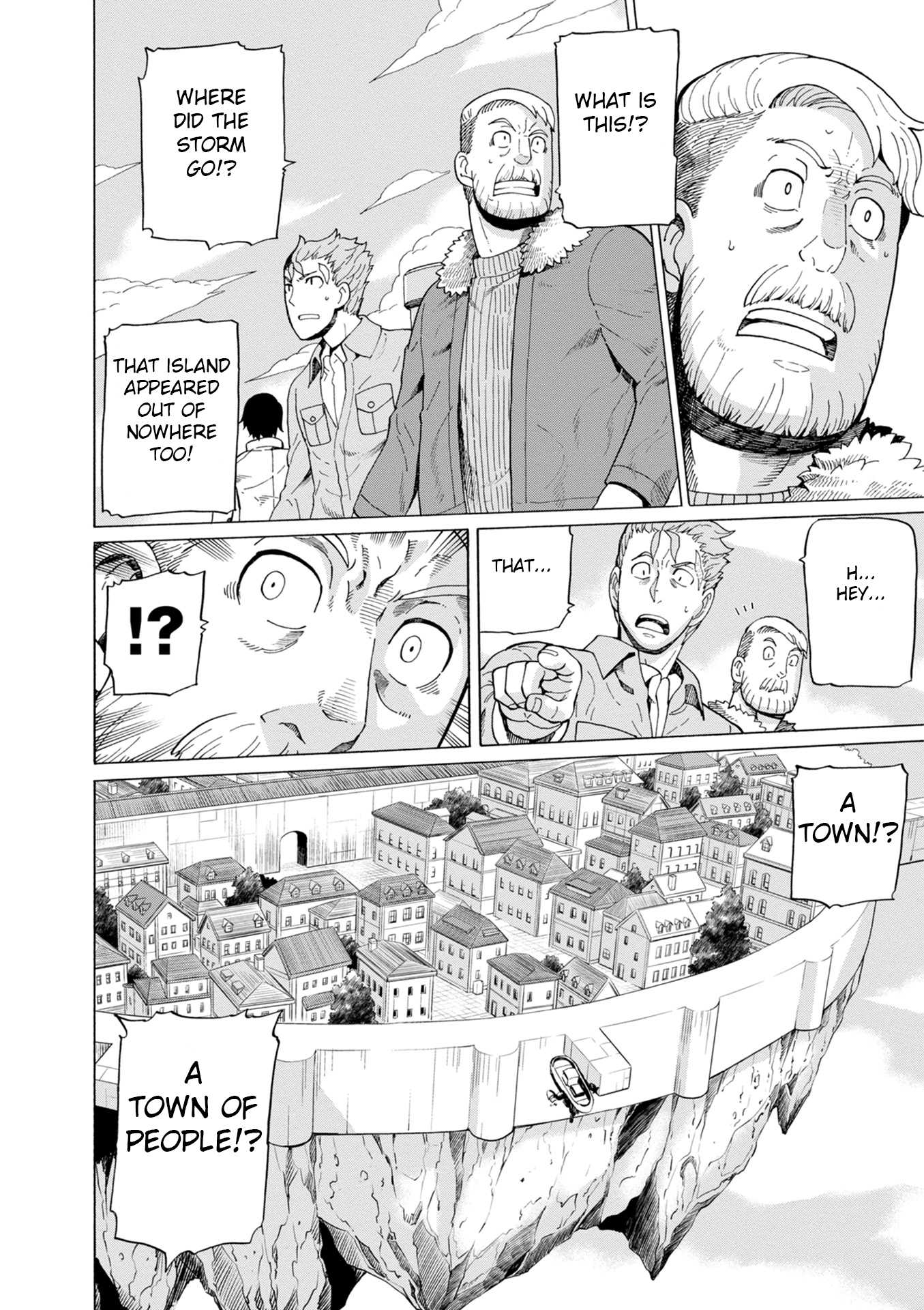 Asebi and Adventurers of Sky World Chapter 44 page 9 - Chapter 44: Storm and mysterious island