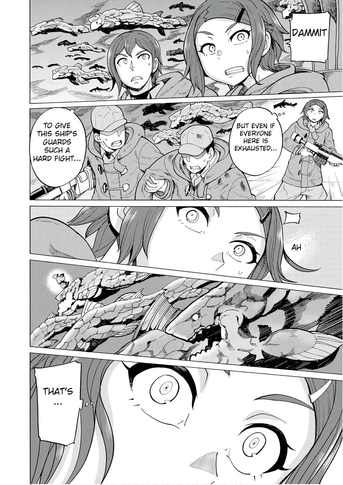 Asebi and Adventurers of Sky World Chapter 46 page 17 - Chapter 46: Shape of the enemy and starting shot