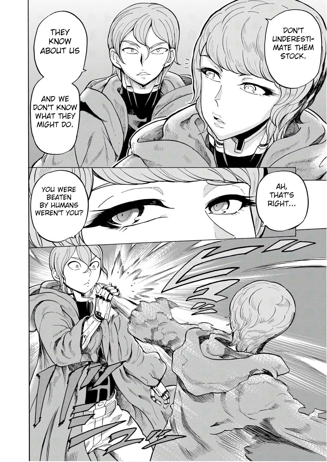 Asebi and Adventurers of Sky World Chapter 46 page 19 - Chapter 46: Shape of the enemy and starting shot