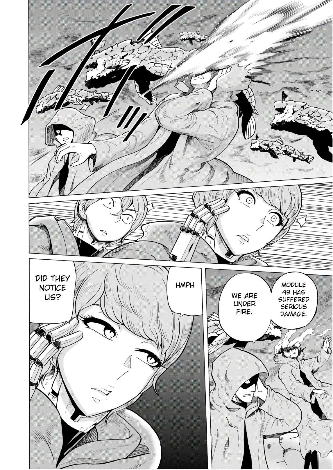 Asebi and Adventurers of Sky World Chapter 46 page 23 - Chapter 46: Shape of the enemy and starting shot