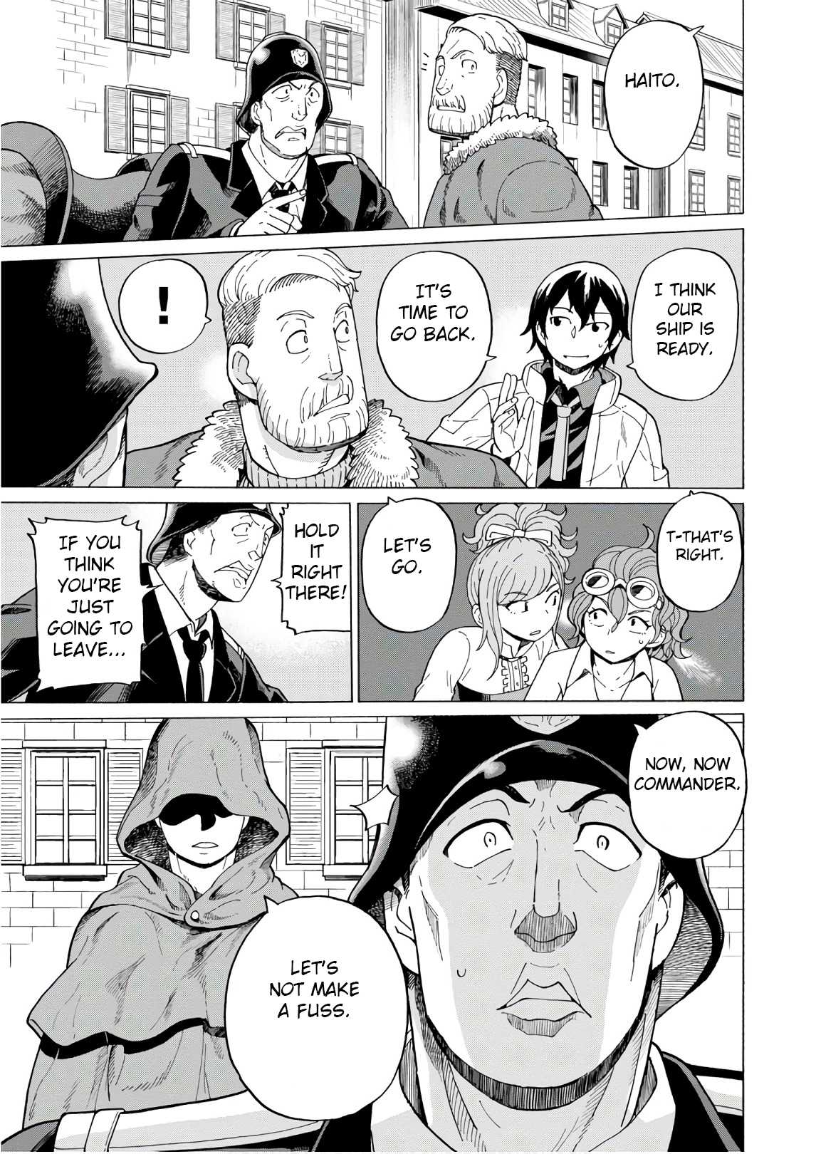 Asebi and Adventurers of Sky World Chapter 46 page 3 - Chapter 46: Shape of the enemy and starting shot