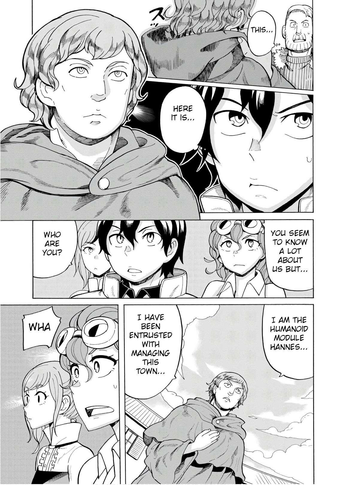 Asebi and Adventurers of Sky World Chapter 46 page 5 - Chapter 46: Shape of the enemy and starting shot