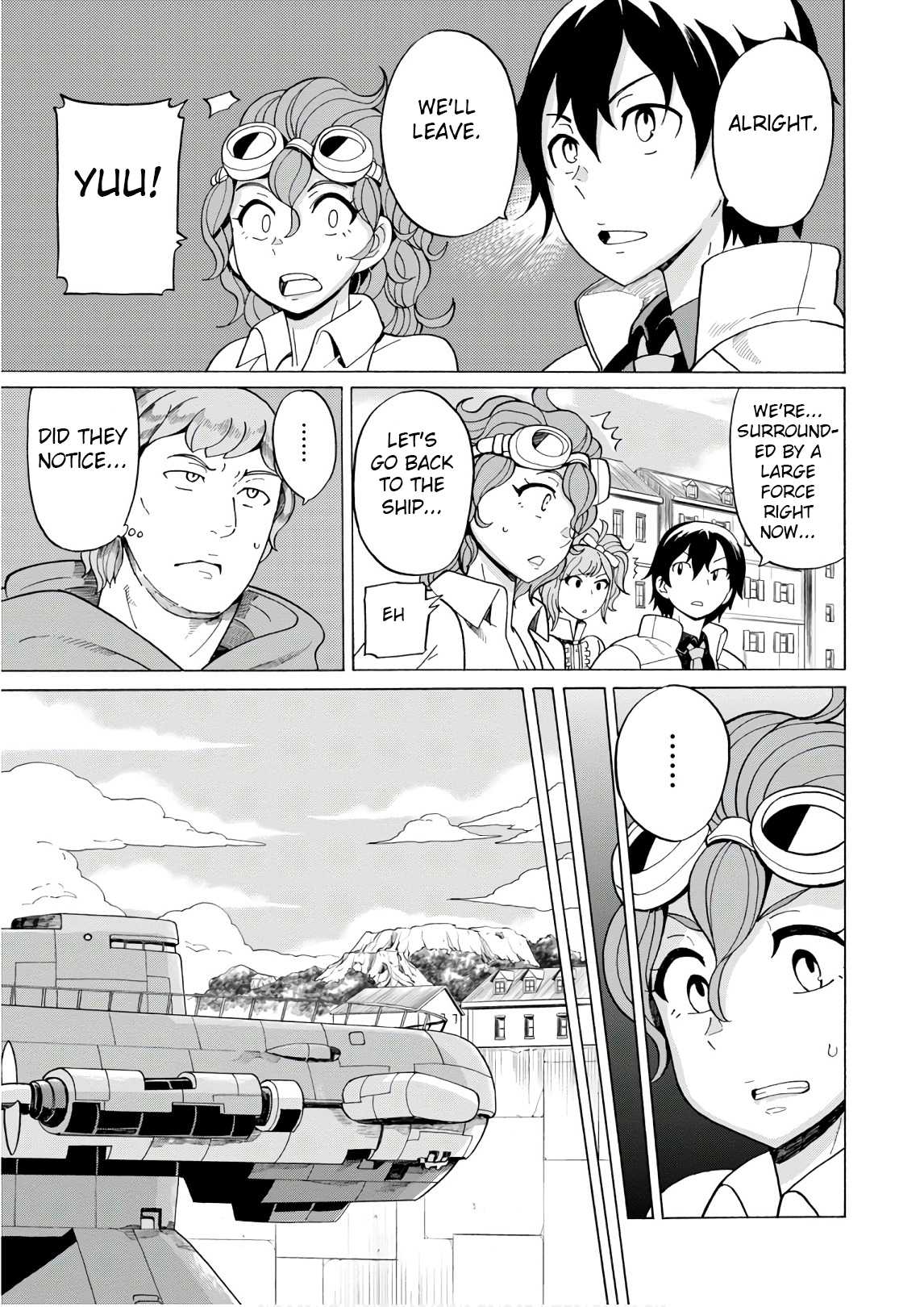 Asebi and Adventurers of Sky World Chapter 46 page 7 - Chapter 46: Shape of the enemy and starting shot