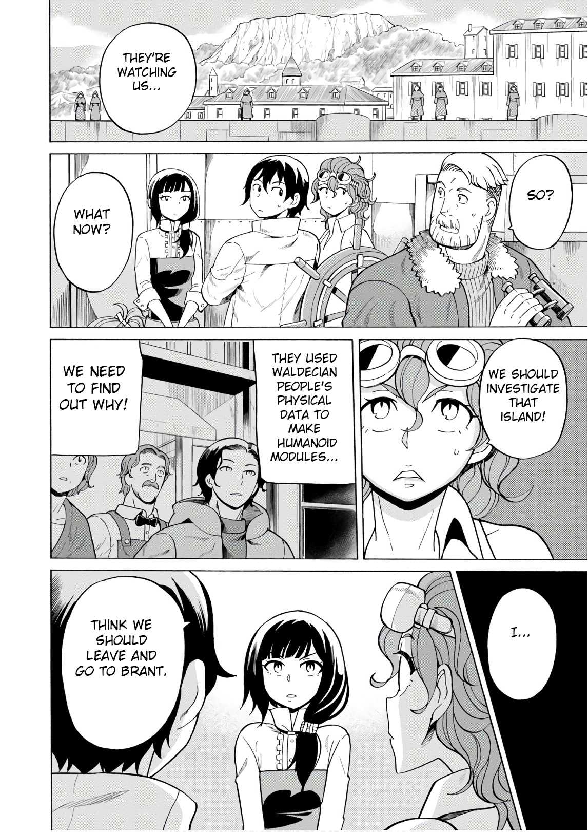Asebi and Adventurers of Sky World Chapter 46 page 8 - Chapter 46: Shape of the enemy and starting shot