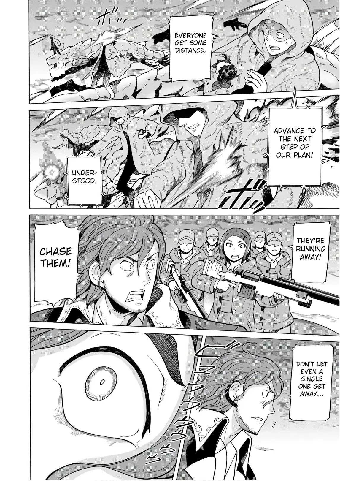 Asebi and Adventurers of Sky World Chapter 47 page 4 - Chapter 47: Plan and strength