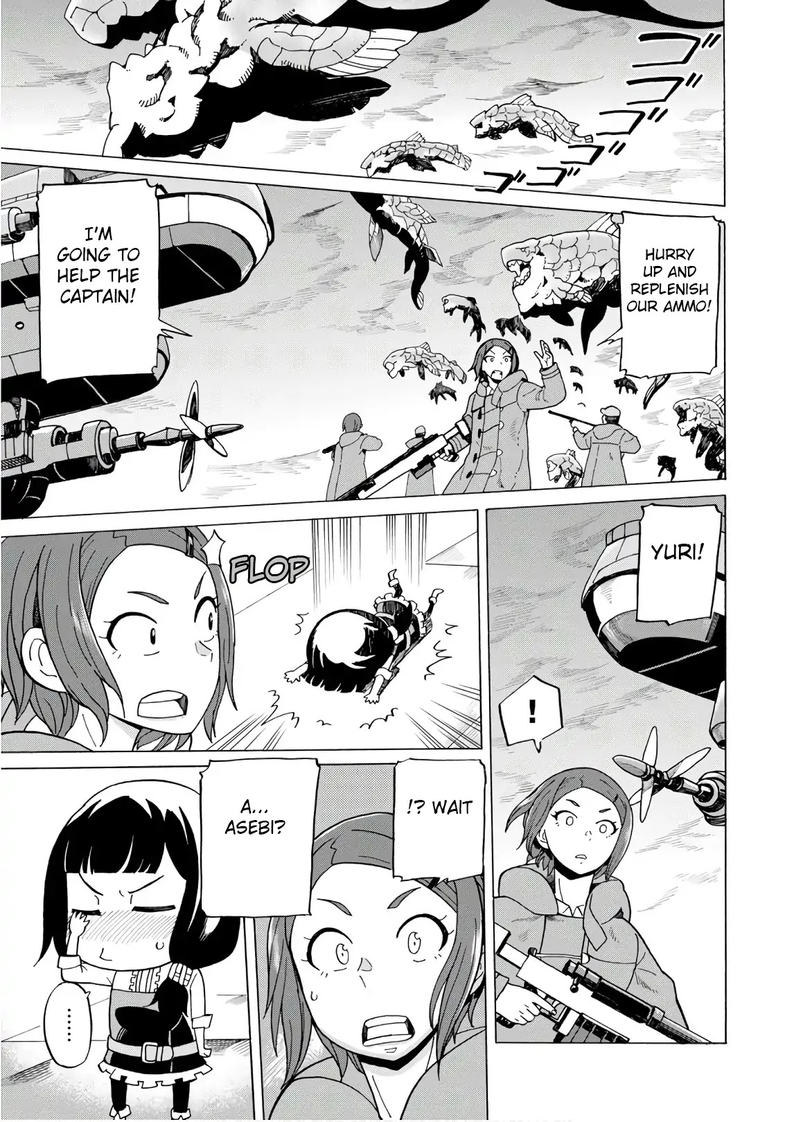Asebi and Adventurers of Sky World Chapter 49 page 12 - Chapter 49: Cooperation and confrontation