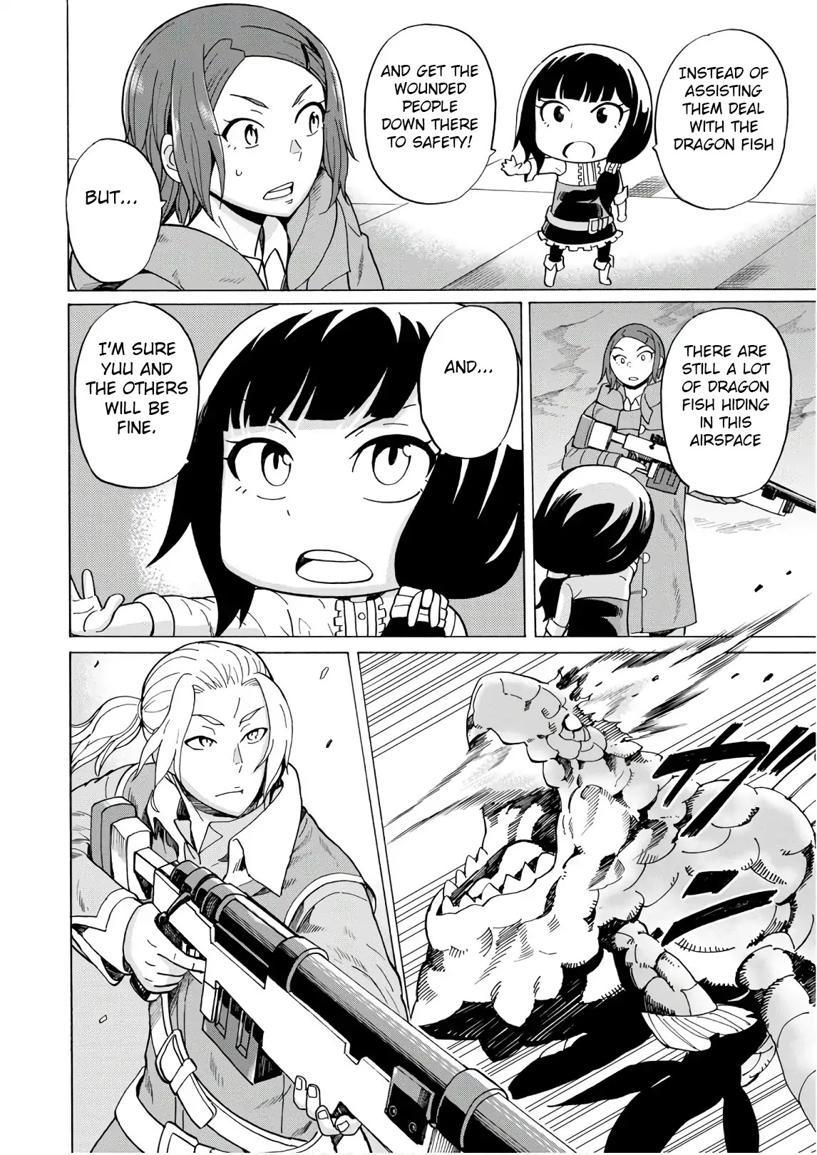 Asebi and Adventurers of Sky World Chapter 49 page 13 - Chapter 49: Cooperation and confrontation