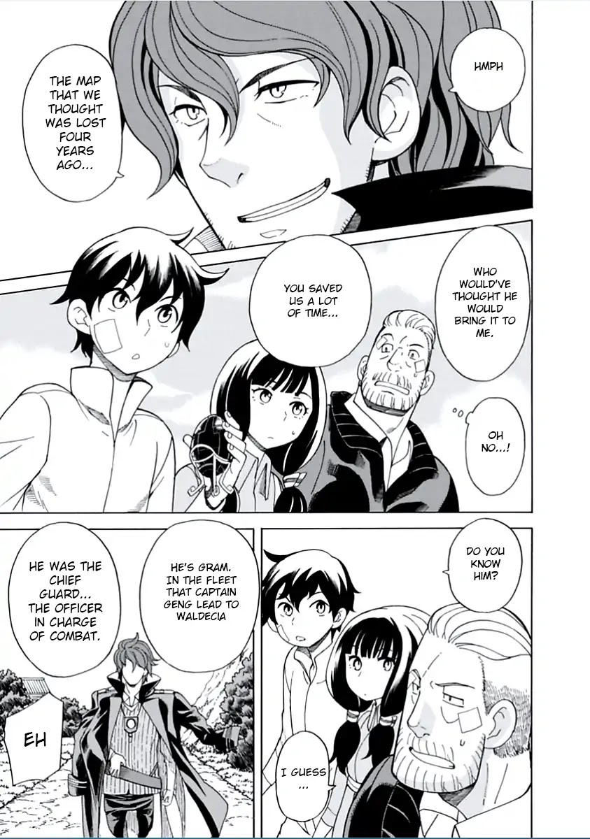 Asebi and Adventurers of Sky World Chapter 5 page 28 - Chapter 5: Waldecia map and the gale guard