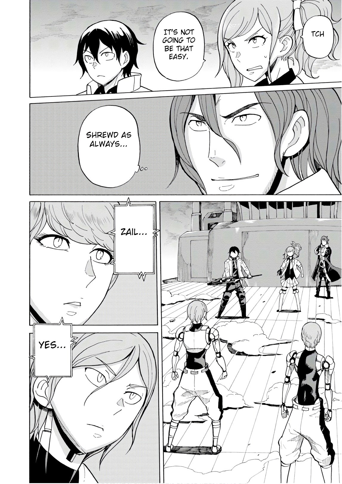 Asebi and Adventurers of Sky World Chapter 50 page 16 - Chapter 50: Determination and reality