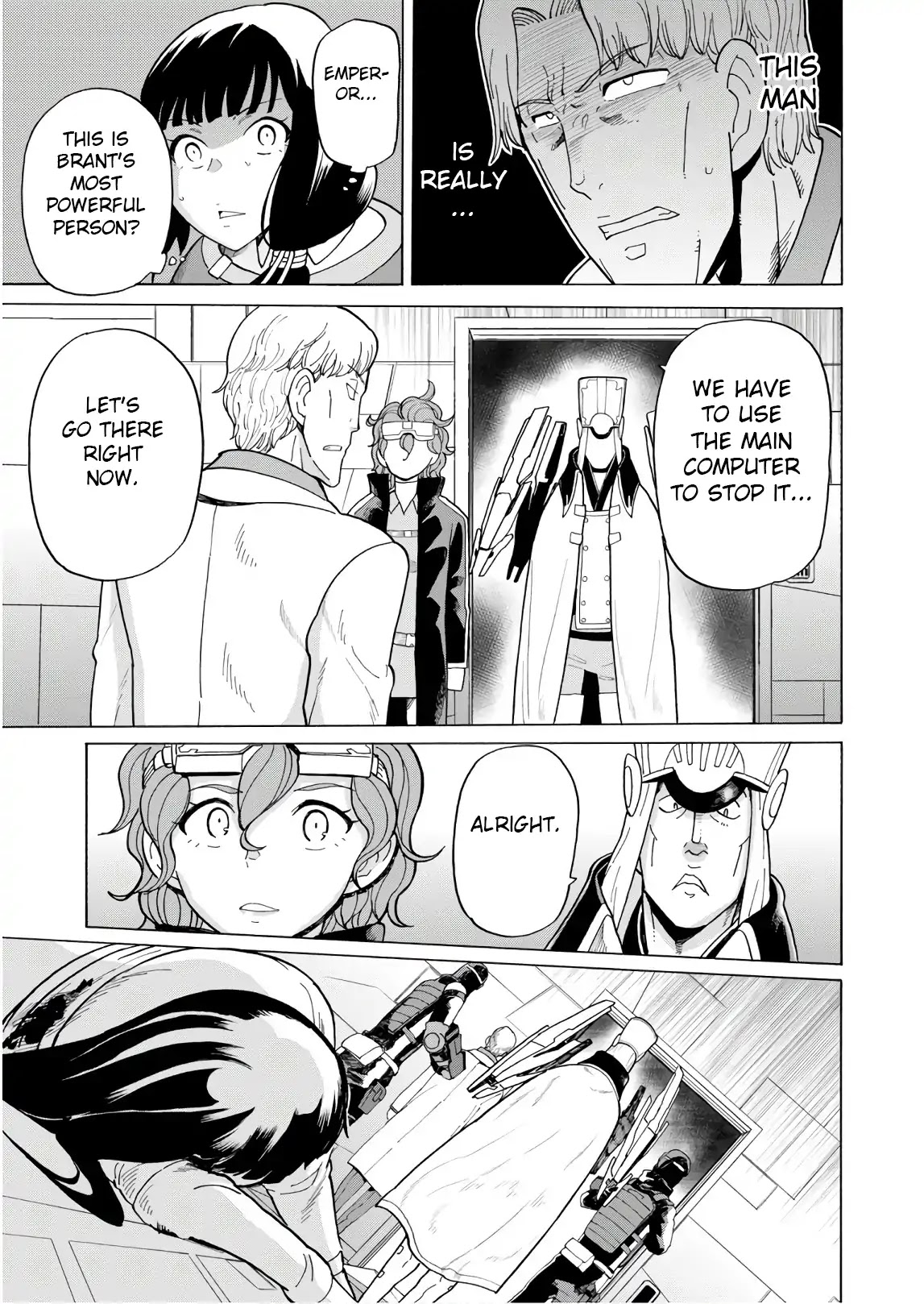 Asebi and Adventurers of Sky World Chapter 55 page 15 - Chapter 55: Emperor and message