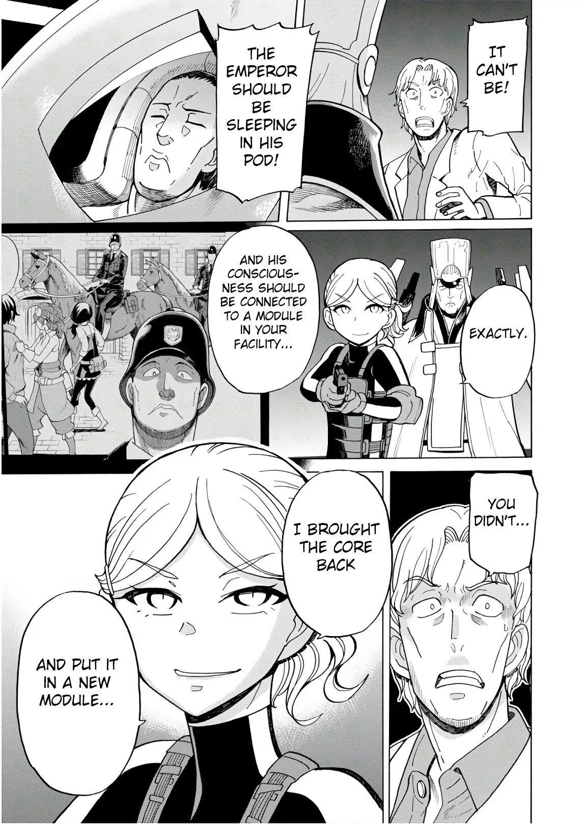 Asebi and Adventurers of Sky World Chapter 55 page 9 - Chapter 55: Emperor and message