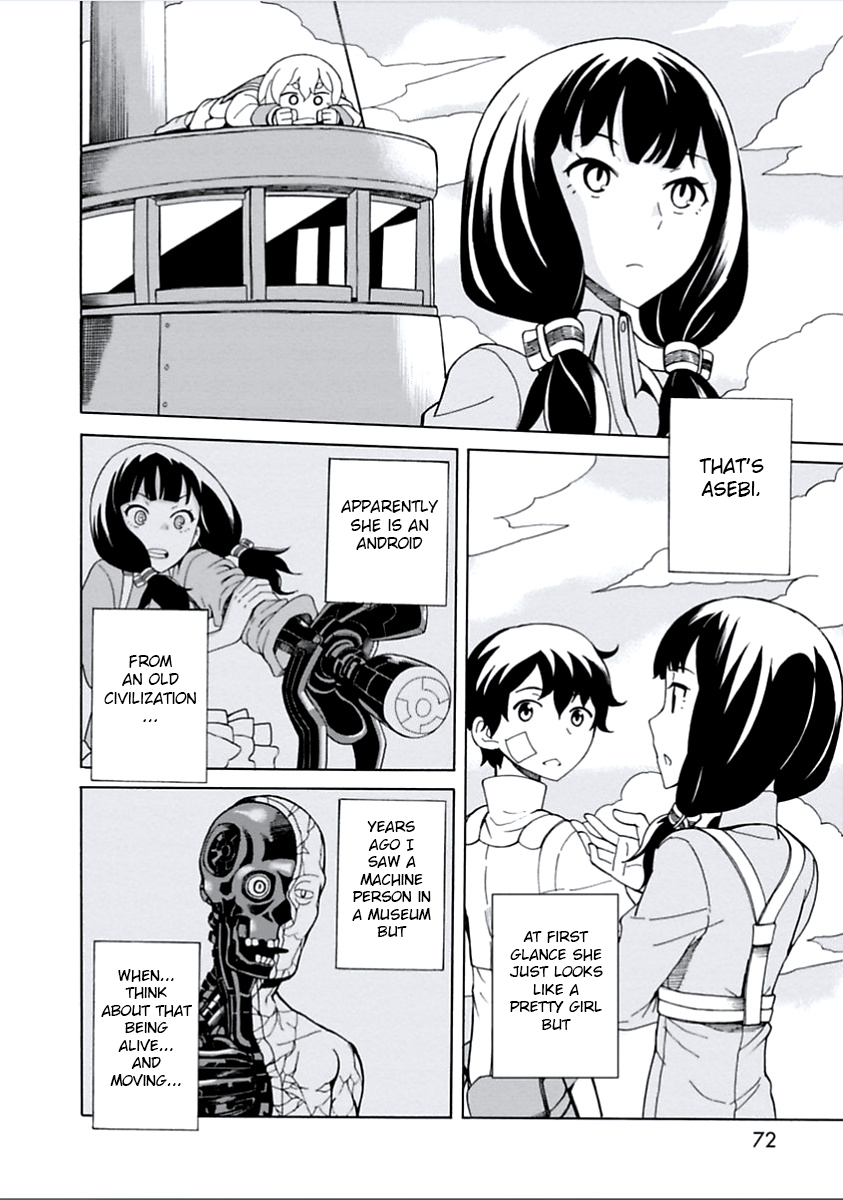 Asebi and Adventurers of Sky World Chapter 8 page 4 - Chapter 8: Tsukushi and Asebi