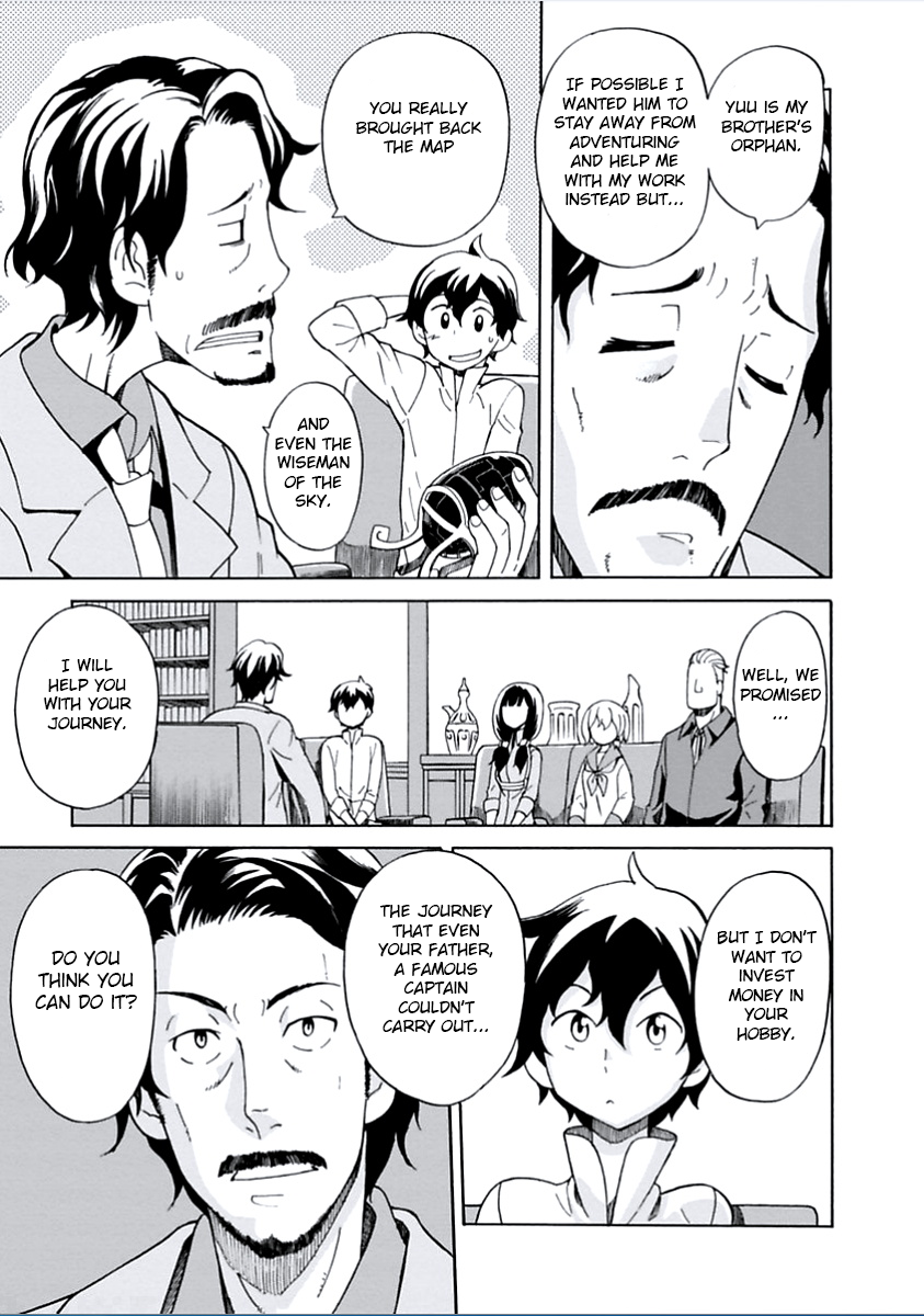 Asebi and Adventurers of Sky World Chapter 9 page 22 - Chapter 9: Yuu and millionaire of sky world