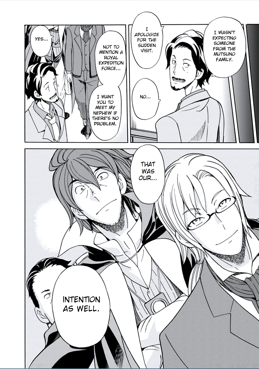 Asebi and Adventurers of Sky World Chapter 9 page 34 - Chapter 9: Yuu and millionaire of sky world