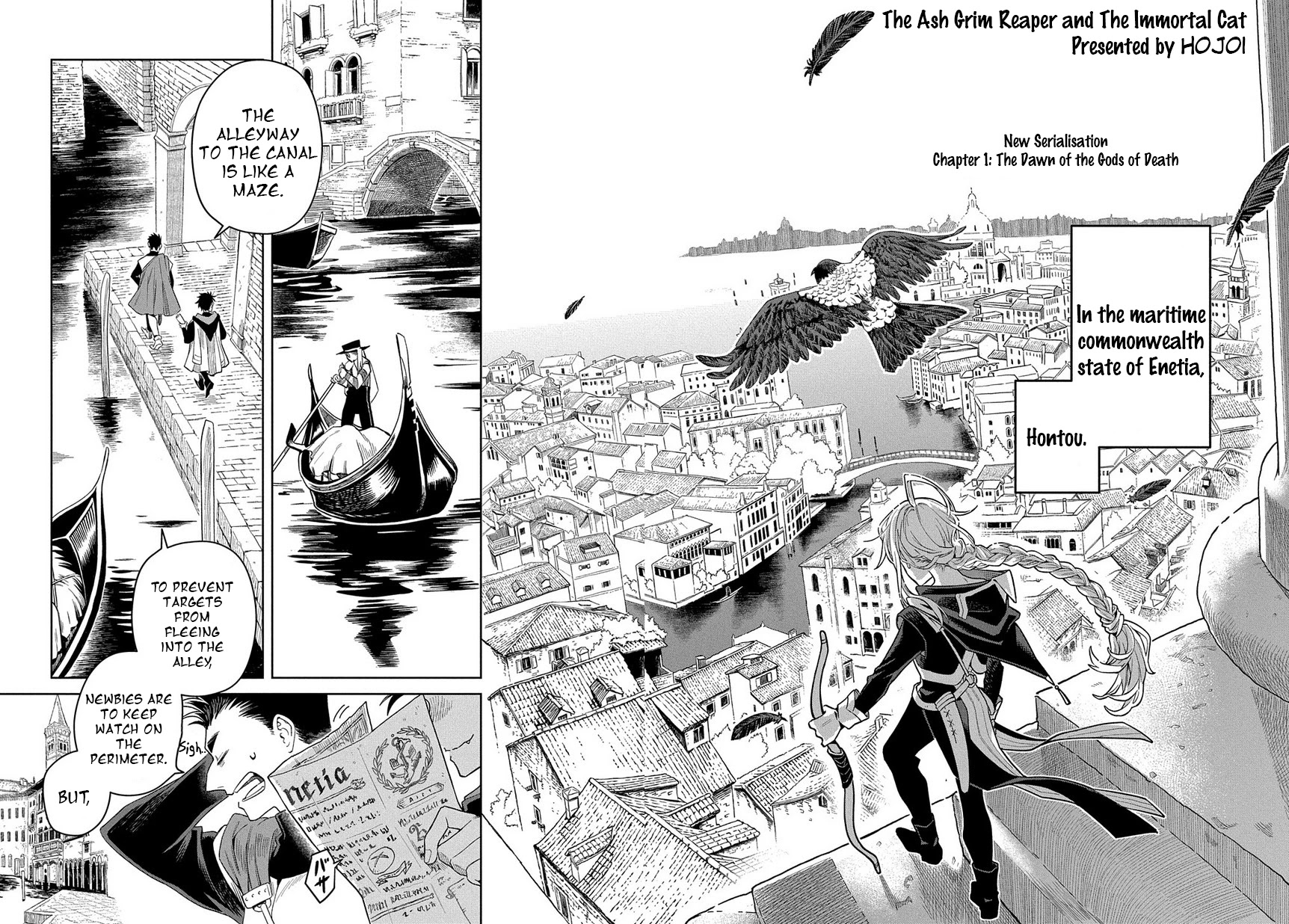 Ash Grim Reaper and Immortal Cat Chapter 1 page 4 - Chapter 1: The Dawn of the Gods of Death