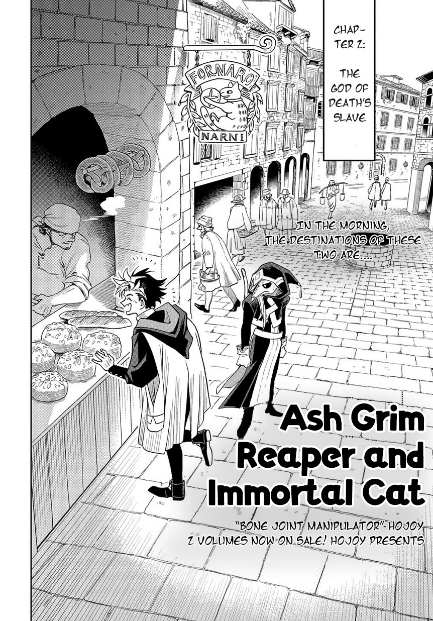 Ash Grim Reaper and Immortal Cat Chapter 2 page 4 - Chapter 2: The God of Death’s Slave