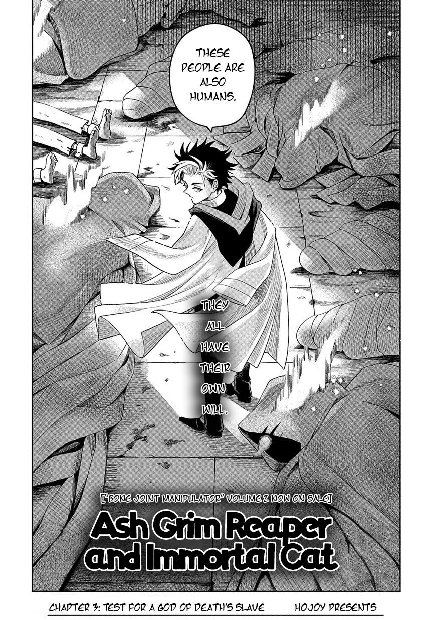 Ash Grim Reaper and Immortal Cat Chapter 3 page 3 - Chapter 3: Test for a god of death's slave